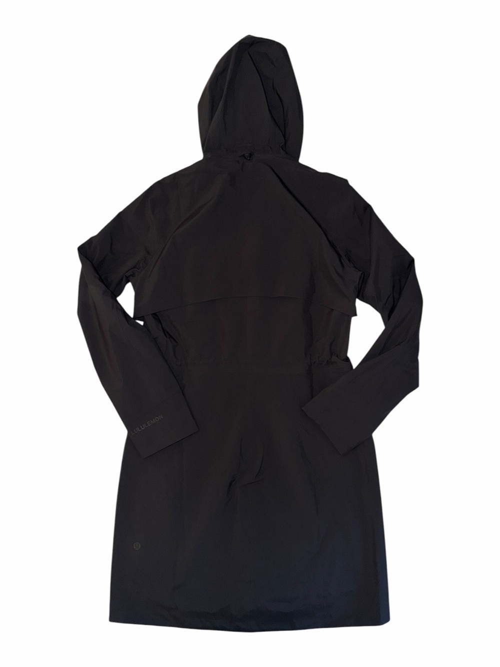 Lululemon Rain Rebel Jacket Black Size 4 NWT Waterproof Hooded Raincoat - Picture 2 of 8